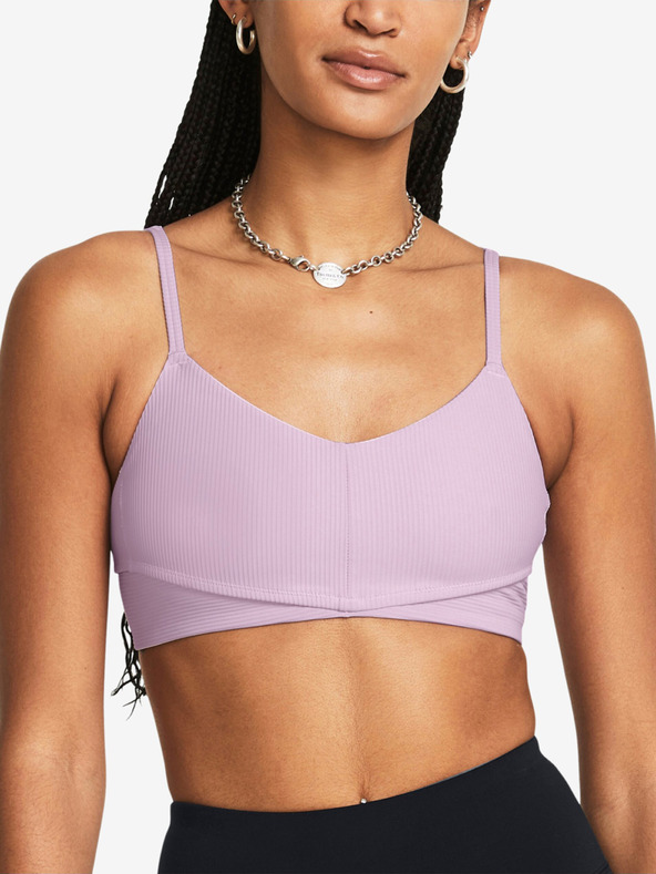 Under Armour Meridian Rib Bralette Športni Modrček