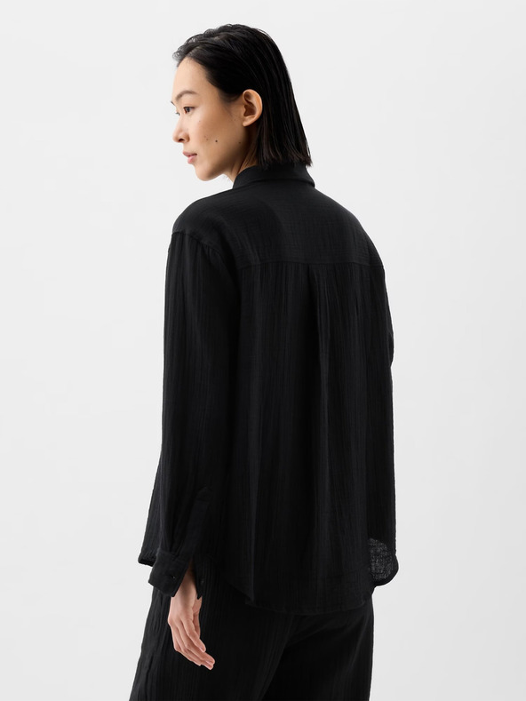 GAP Mušelínová oversize košeľa GAP