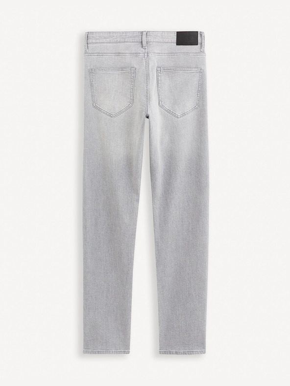 Celio Svetlo sive moške kavbojke ravnega kroja Celio Fokrey