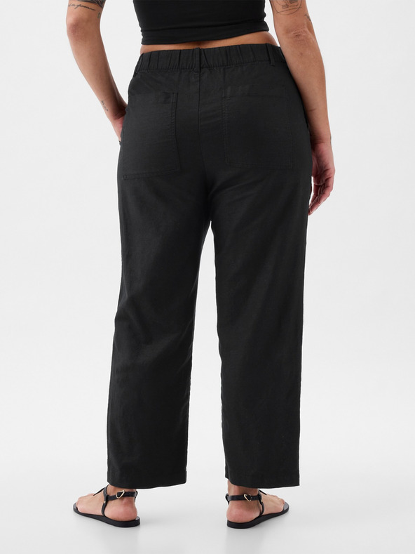 GAP Lanene hlače high rise GAP