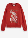 Scotch & Soda Rdeča ženska majica Scotch & Soda