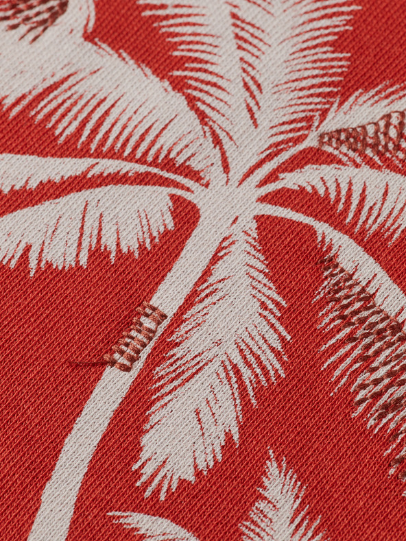 Scotch & Soda Rdeča ženska majica Scotch & Soda