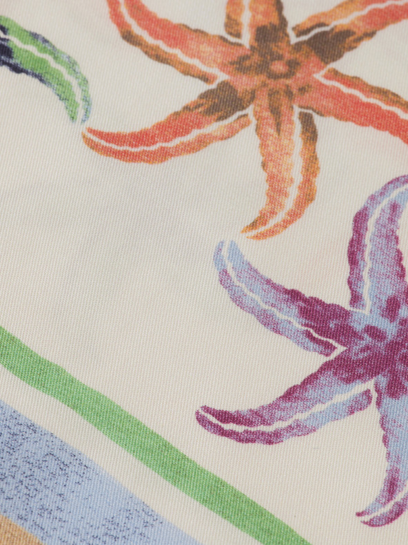 Scotch & Soda Kremaste ženske hlače z vzorcem Scotch & Soda Gia Starfish