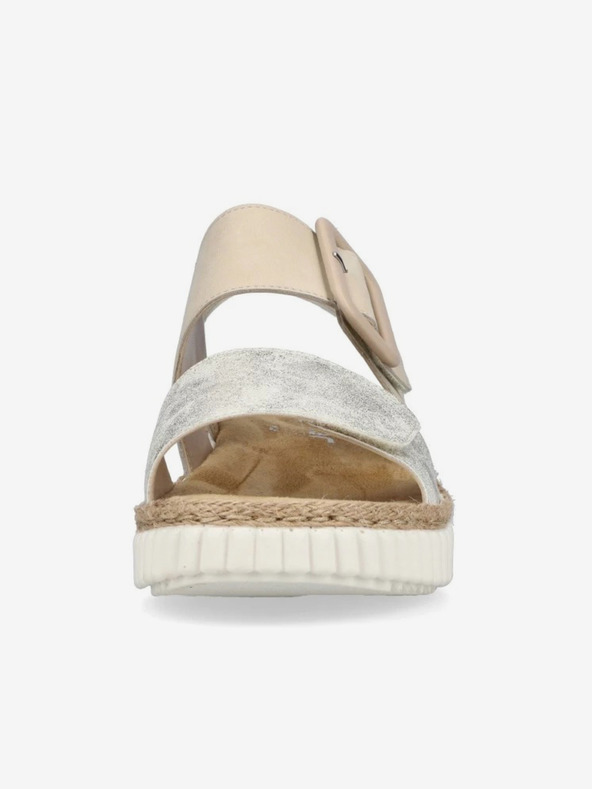 Rieker Bež ženske sandale Rieker