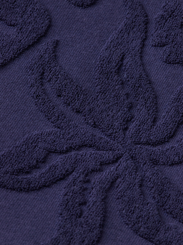 Scotch & Soda Temno modre moške kratke hlače Scotch & Soda Jacquard Towelling