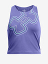 Under Armour Dekliška majica brez rokavov Under Armour Motion Branded Crop Tank-BLK
