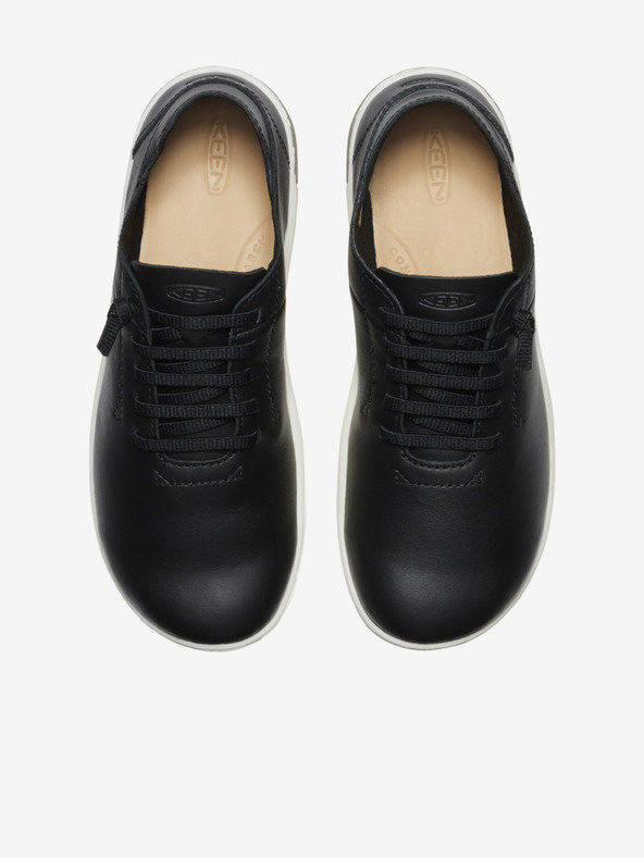 Keen Črne ženske usnjene športne copate Keen KNX Unlined