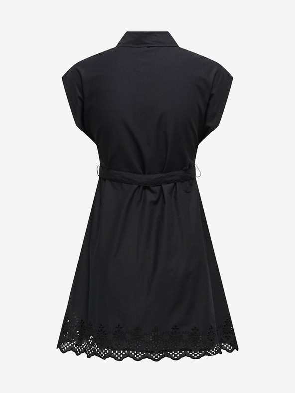 ONLY Črne ženske srajčne obleke ONLY Lou