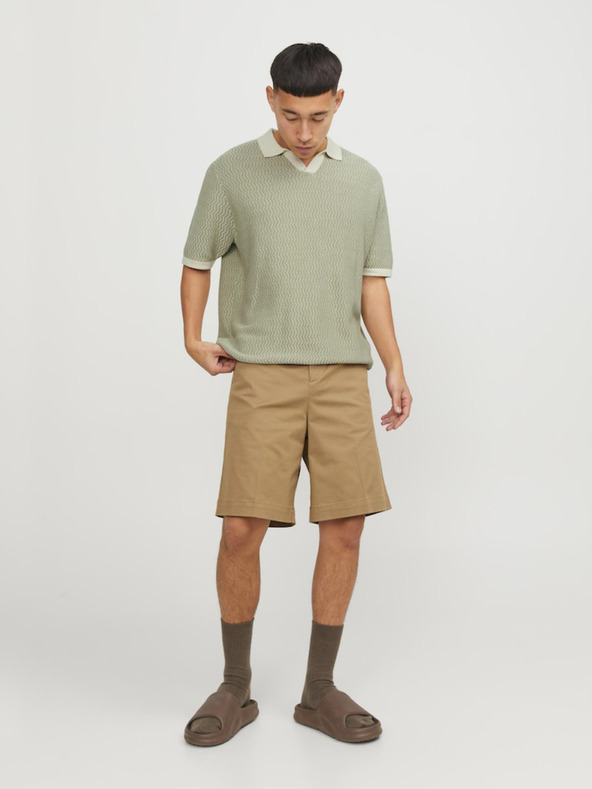 Jack & Jones Zelena moška polo majica Jack & Jones Mykonos