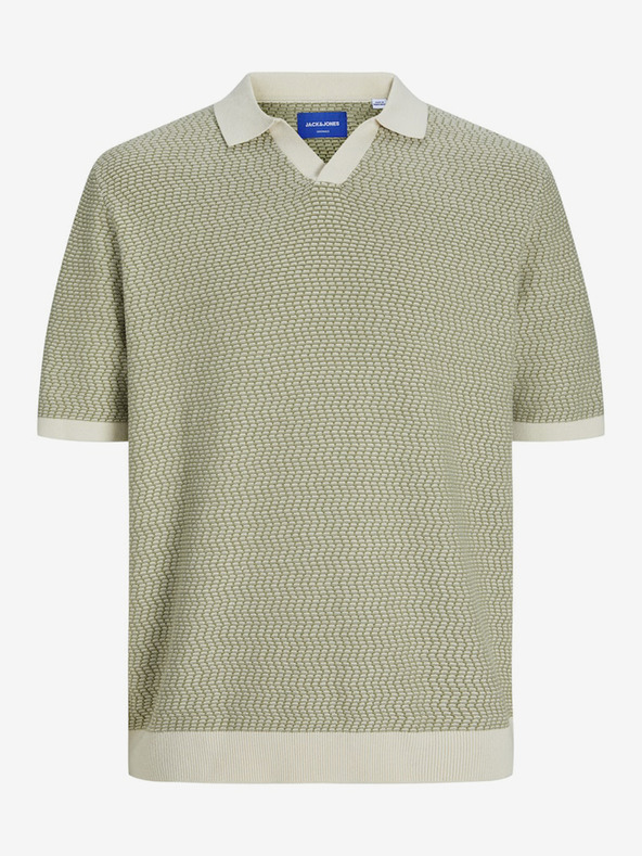 Jack & Jones Zelena moška polo majica Jack & Jones Mykonos