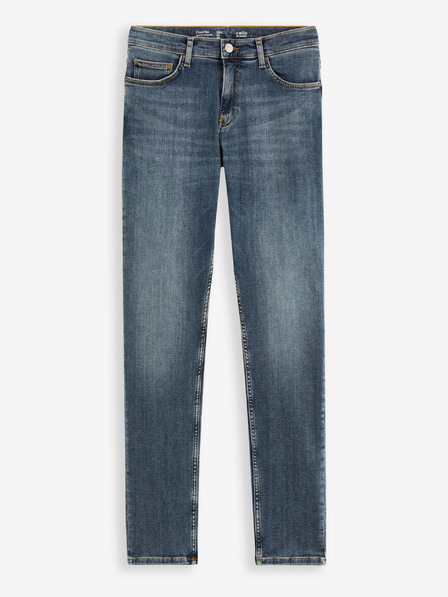 Celio Temno modre moške kavbojke tankega kroja Celio C25 Dow