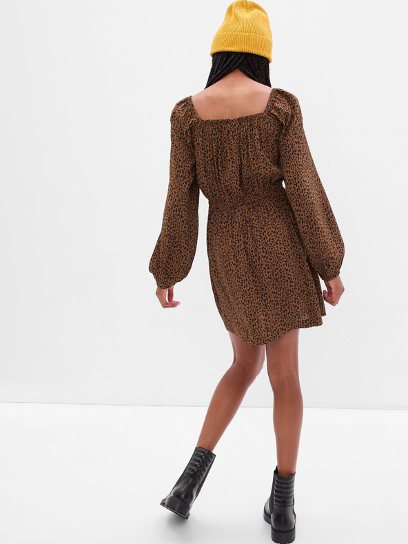 GAP Detské šaty so záhybmi GAP