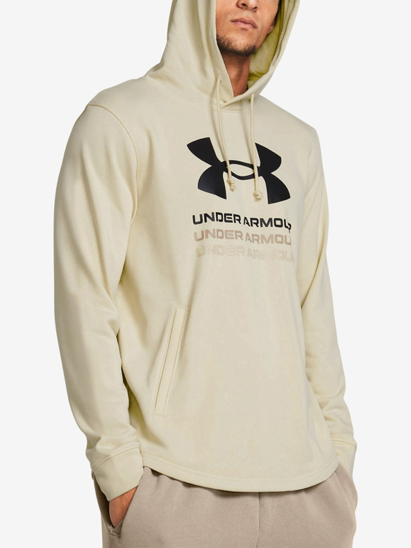 Under Armour Moški pulover Under Armour UA Rival Terry Graphic Hood