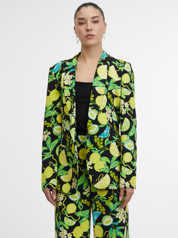 Orsay Črno-zelena ženska jakna z vzorcem ORSAY