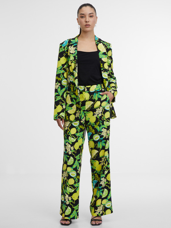 Orsay Črno-zelena ženska jakna z vzorcem ORSAY