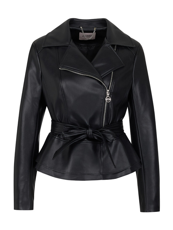 Orsay Črna ženska usnjena jakna ORSAY