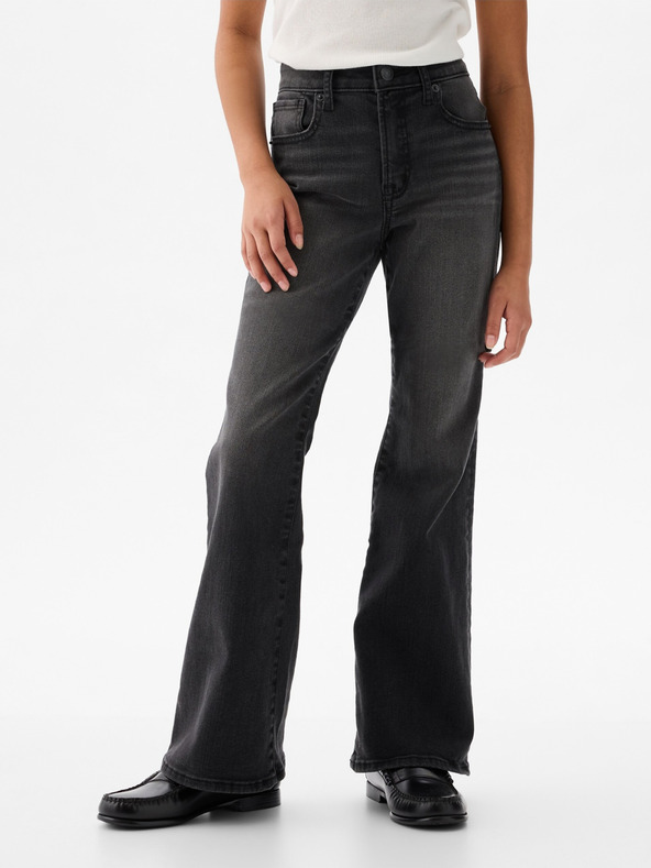 GAP Otroške jeans hlače flare z visokim pasom GAP