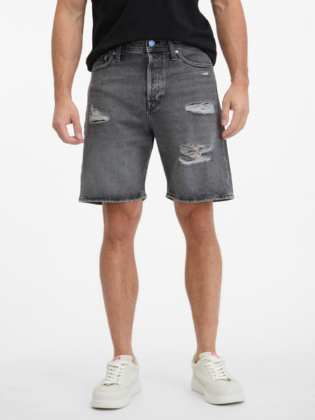 Jack & Jones Temno sive moške kratke hlače Jack & Jones Tony iz džinsa