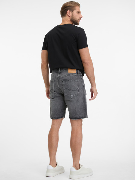 Jack & Jones Temno sive moške kratke hlače Jack & Jones Tony iz džinsa
