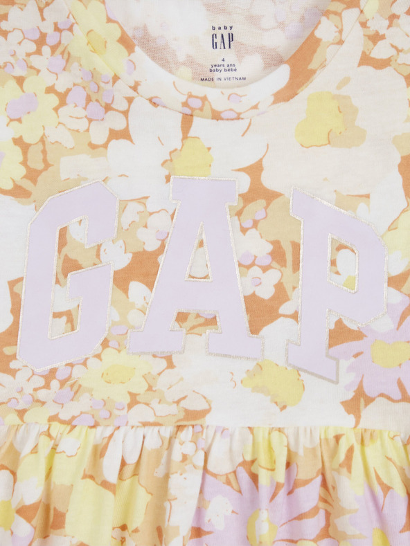 GAP Otroška obleka z logotipom GAP