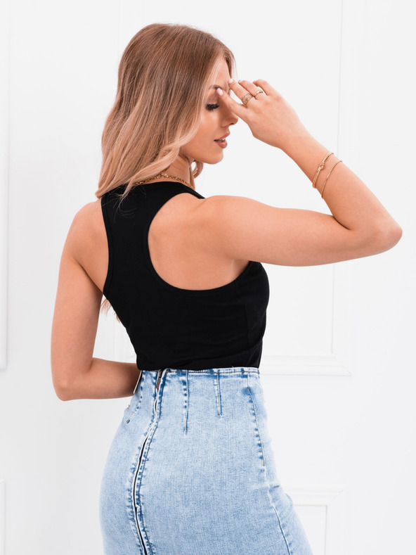 Edoti Črna ženska osnovna majica Edoti