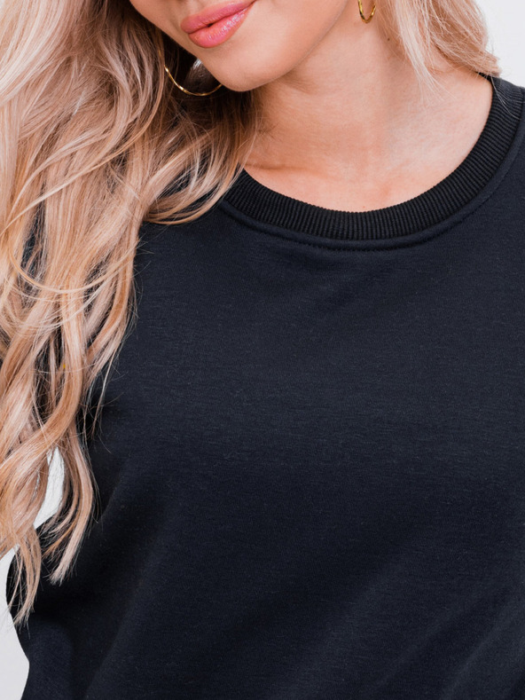 Edoti Temno modra ženska osnovna jopa s kapuco Edoti