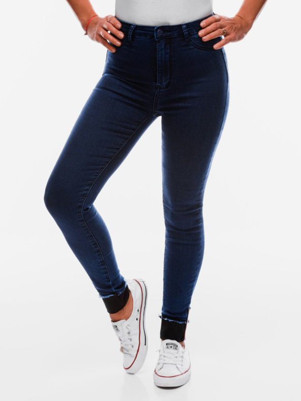 Edoti Temno modre ženske kavbojke Edoti