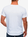 Edoti Bela moška osnovna majica Edoti