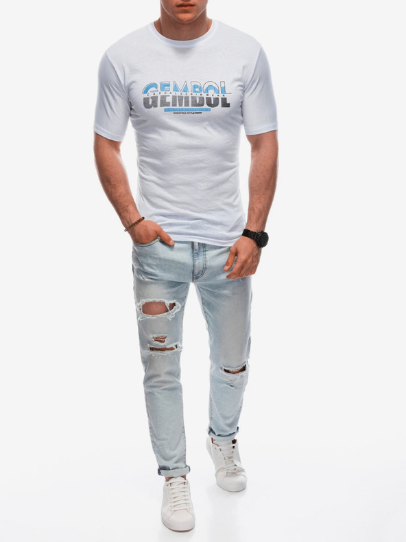 Edoti Bela moška majica Edoti