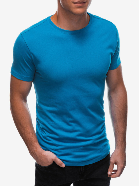 Edoti Svetlo modra moška osnovna majica Edoti