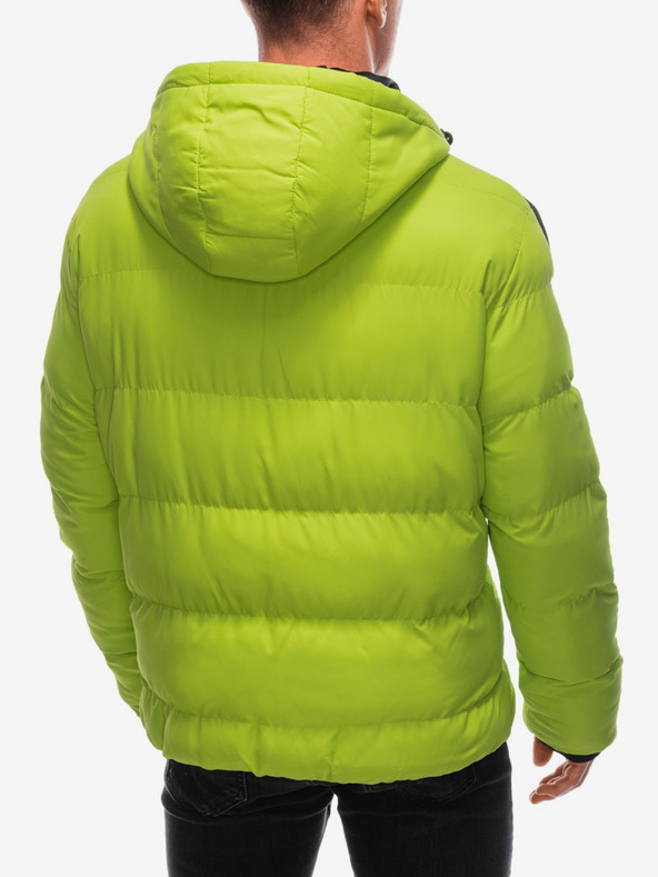 Edoti Svetlo zelena moška prešita zimska jakna Edoti