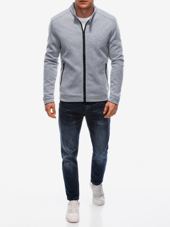 Edoti Svetlo siva moška lahka jakna Edoti