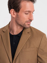 Ombre Clothing Svetlo rjava moška jakna Ombre oblačila