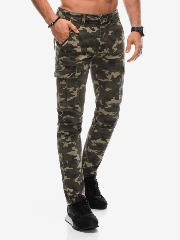 Edoti Kaki moške vojaške tovorne hlače Edoti