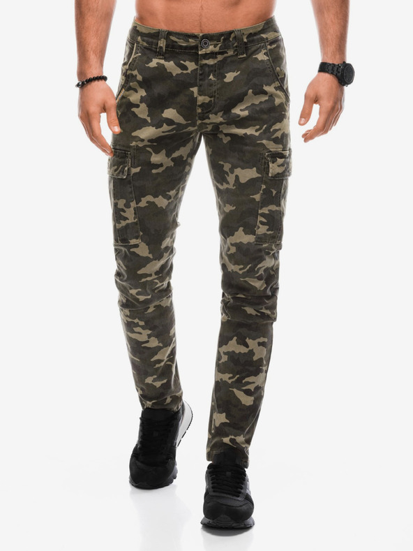 Edoti Kaki moške vojaške tovorne hlače Edoti