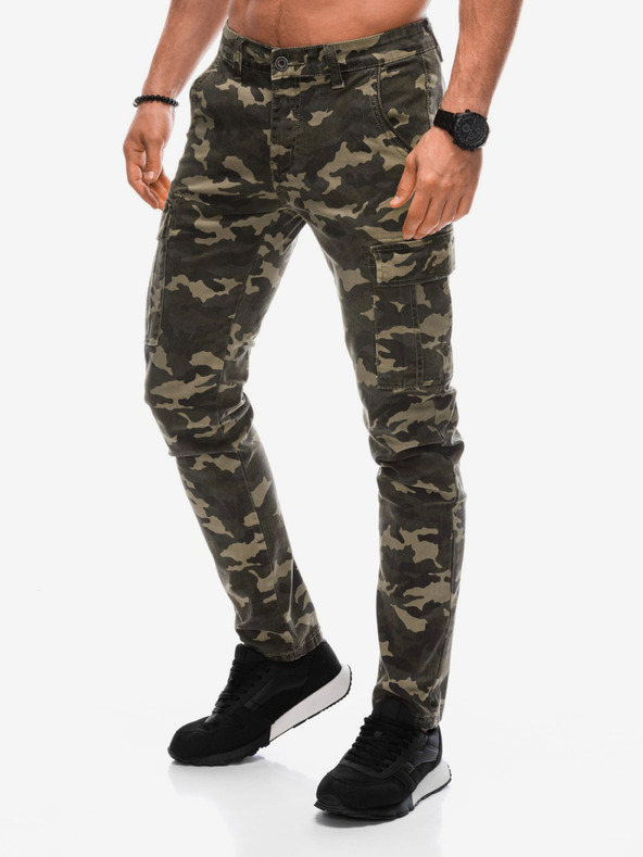 Edoti Kaki moške vojaške tovorne hlače Edoti