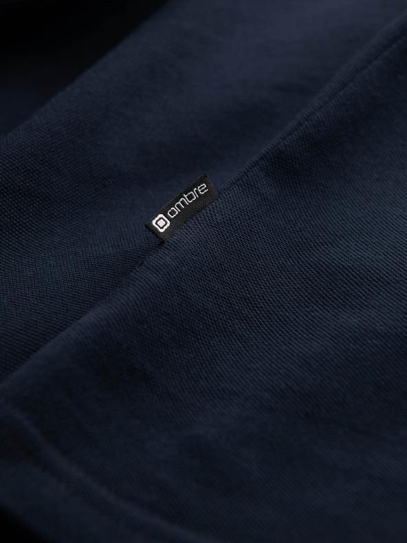 Ombre Clothing Temno modra moška polo majica Ombre Clothing