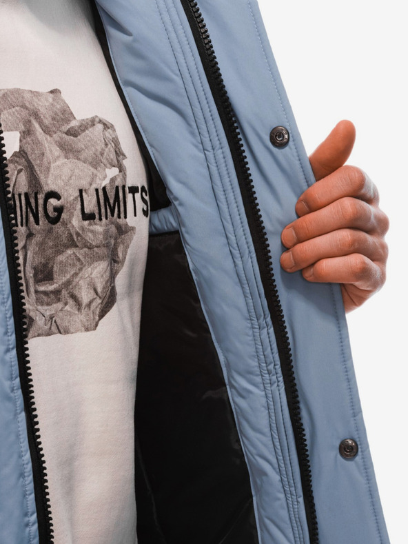 Edoti Svetlomodra moška zimska jakna Edoti