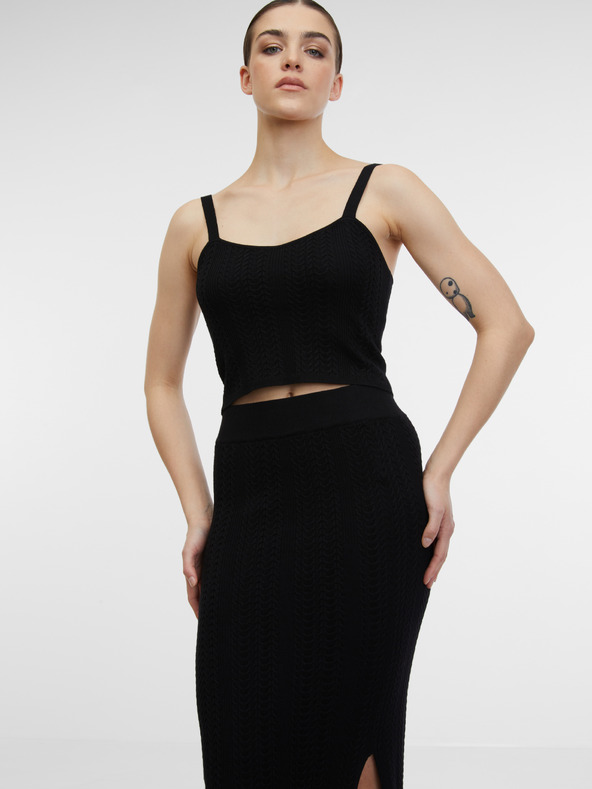 Orsay Črno žensko krilo ORSAY