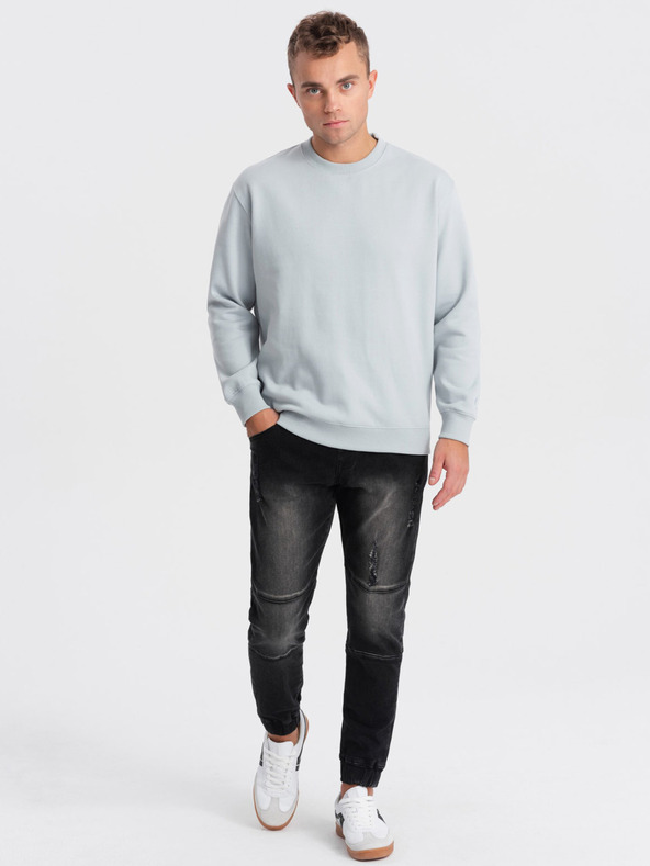 Ombre Clothing Črne moške kavbojke Ombre Clothing