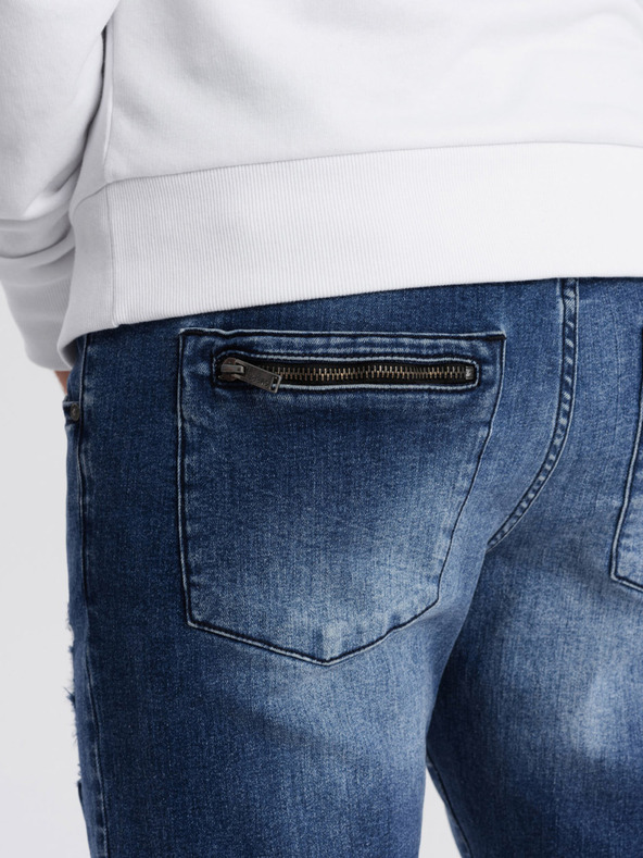 Ombre Clothing Modre moške kavbojke Ombre Clothing