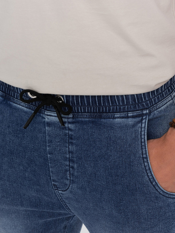 Ombre Clothing Modre moške kavbojke Ombre Clothing