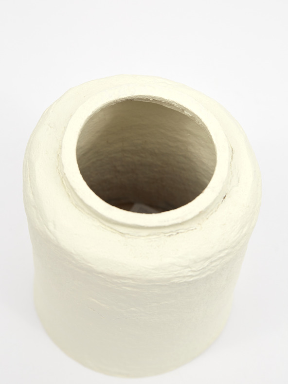 Kaemingk Kaemingk Okrasna papirnata vaza v smetanovi barvi