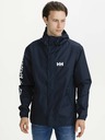 Helly Hansen Temno modra moška nepremočljiva lahka jakna s kapuco HELLY HANSEN Ervik