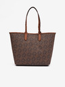 Michael Kors Temno rjava ženska torbica Michael Kors Eliza Open Tote