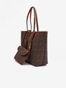 Michael Kors Temno rjava ženska torbica Michael Kors Eliza Open Tote