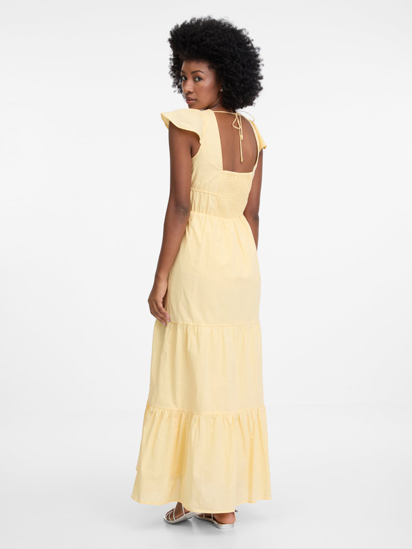 Orsay Rumena ženska maksi obleka ORSAY