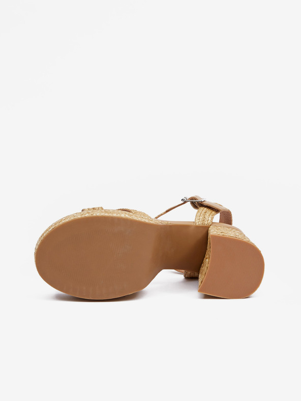 Orsay Rjavi ženski sandali s peto ORSAY