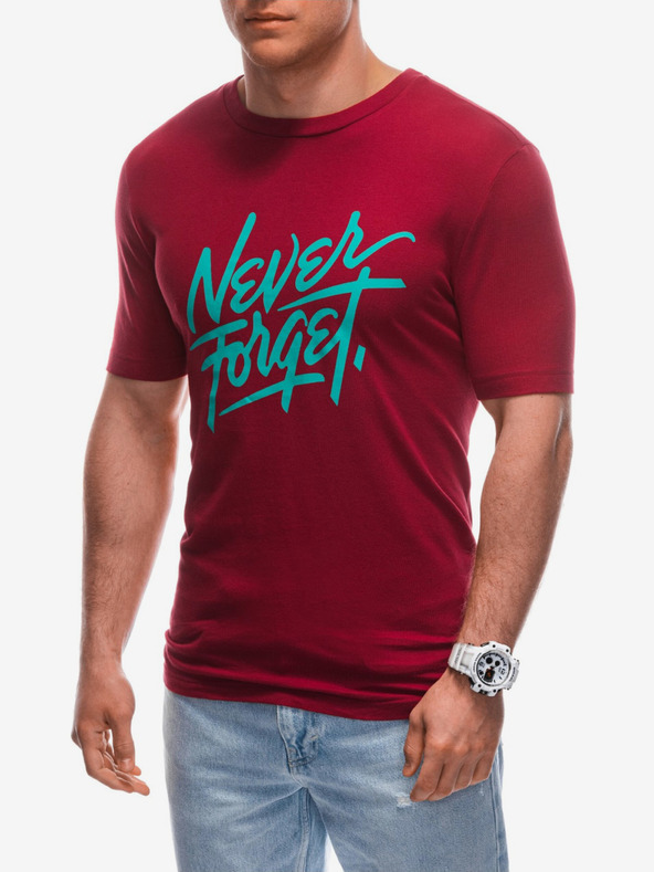 Edoti Rdeča moška majica Edoti