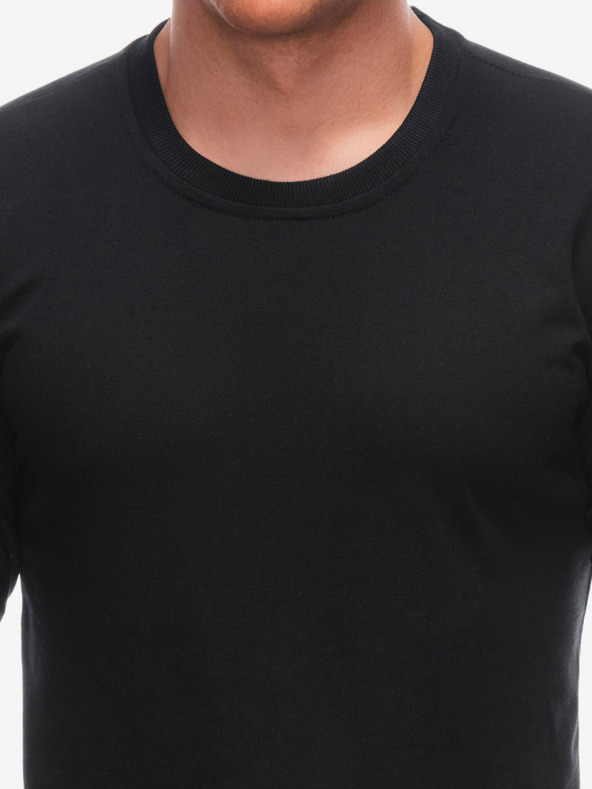 Edoti Črna moška osnovna majica Edoti